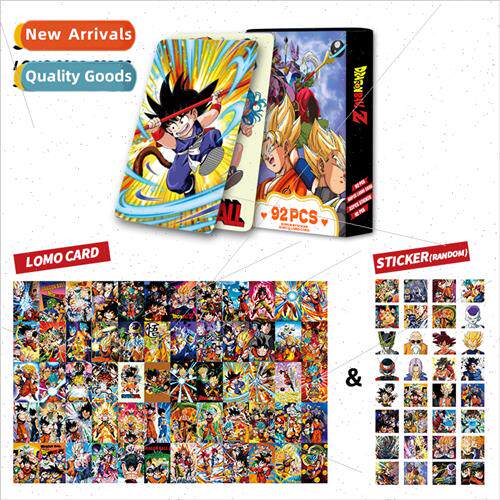 92PCS small card Dragon Ball double-sided card anime surroun
