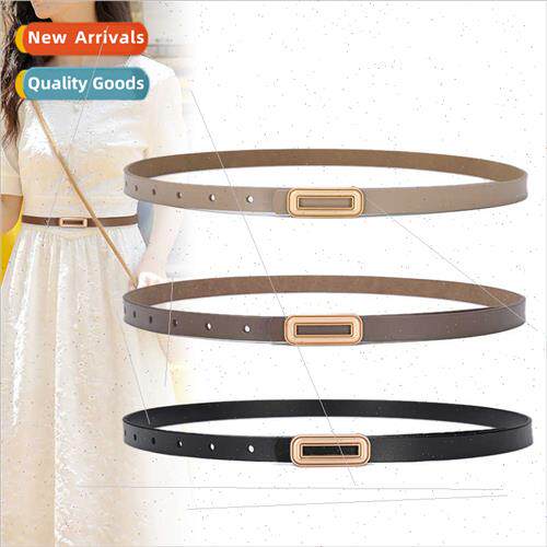Korea retro leather belt women hundred decorative belt dress