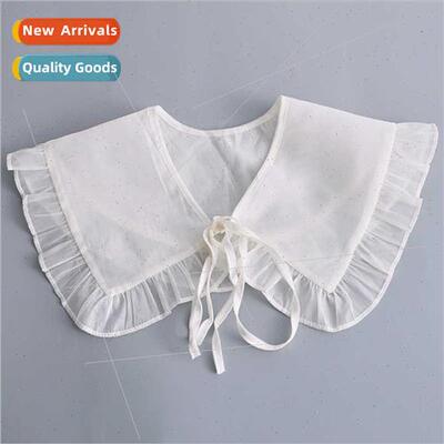 Exotic Poncho Fake Collar Bright Yarn Shawl Wind Air Clothes