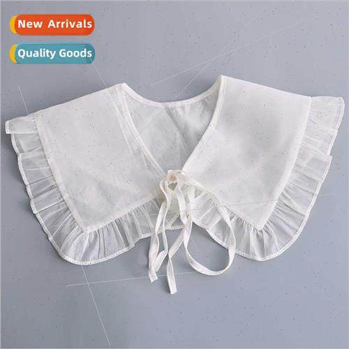 Exotic Poncho Fake Collar Bright Yarn Shawl Wind Air Clothes