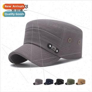 cotton breathable outdoor men flat cap Korean eye
