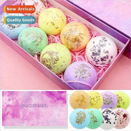 100g Rose Essence Bath Salt Bubble Bath Balls  Box Bubble Ba