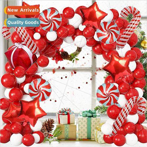 Christmas balloon chain Christmas walking stick windmill alu