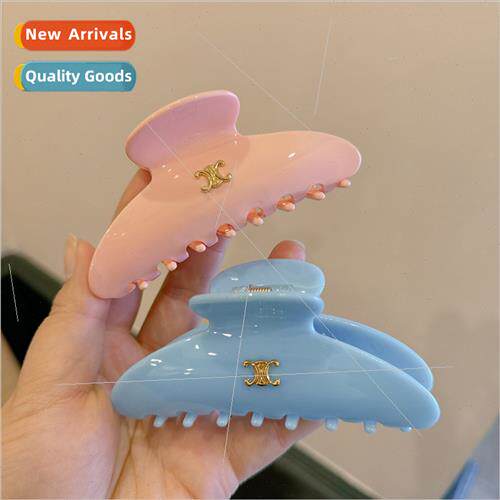 Ice translucent blue powder meta hair grip insi teenage plat