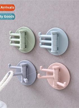 Triple Hooks Powerful Towel Hooks Non-Tracking Swivel Hooks