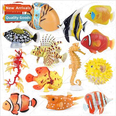 4D assembled model toys shark nautilus clownfish whale seaho
