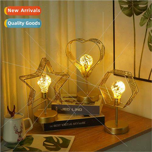 New LED iron lamp star love Middle East retro decorative iro