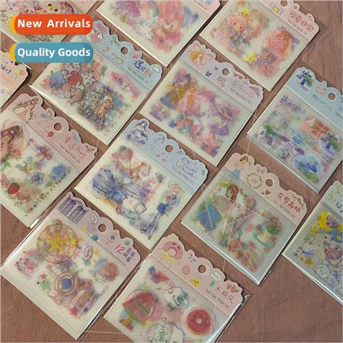 New Yehuda frosted handbook stickers 4 into ins handbook gir