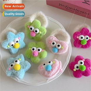 girl cute colorful hair clips monster hair clips ins autumn