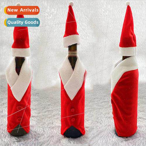 Christmas Wine Bottle Cover Christmas Button Wine Bottle Clo