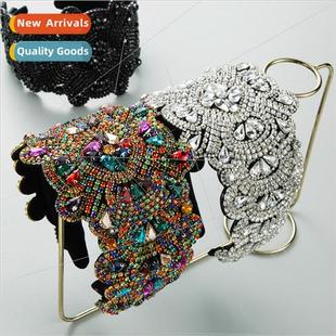 hair wind accessories diamond ban Europe rhinestone ins