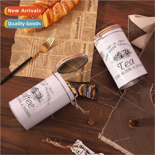 Coffee beans sealed canisters tea canisters small portable c