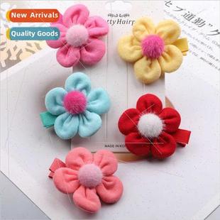 Children hair ornaments hair rope Korean fall winter five-pe
