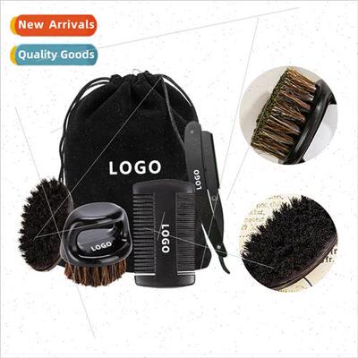 Facial trimming fourPCS set old-fashioned shaving razor stai