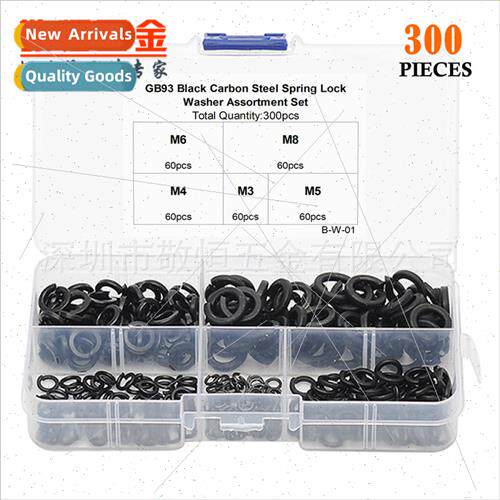 300pcs M3 M4 M5 M6 M8 black black zinc screw opening meson e