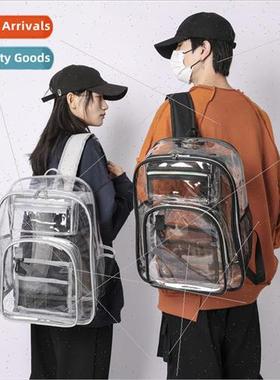 New transparent fashion handheld shoulder bag pvc nd backpac