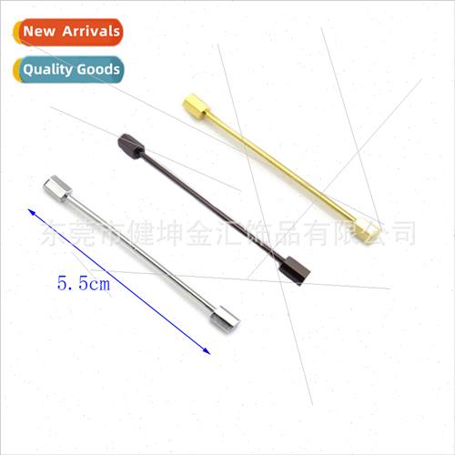 Fashion Hexagonal Men Lapel Pins Three Plating Colors Availa