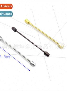 Fashion Hexagonal Men Lapel Pins Three Plating Colors Availa