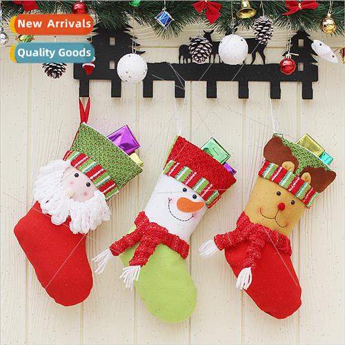 Boutique Christmas Socks Christmas Tree Decoration Hanging C