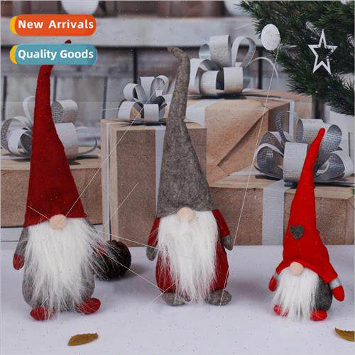 Christmas faceless doll bearded gnome doll Christmas decorat