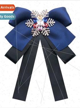 Europe new Korean jewelry Christmas color rhinestone snowfla