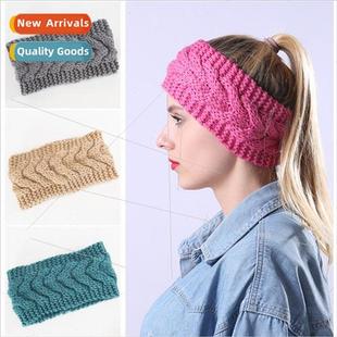 handmade hair accessories knted twist bands wool word