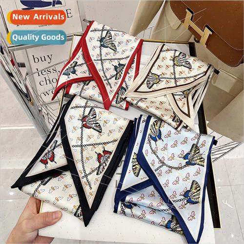 Chain Casual 2023 Women New Versatile mple che Neck Scarf Bu