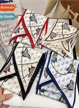 Chain Casual 2023 Women New Versatile mple che Neck Scarf Bu