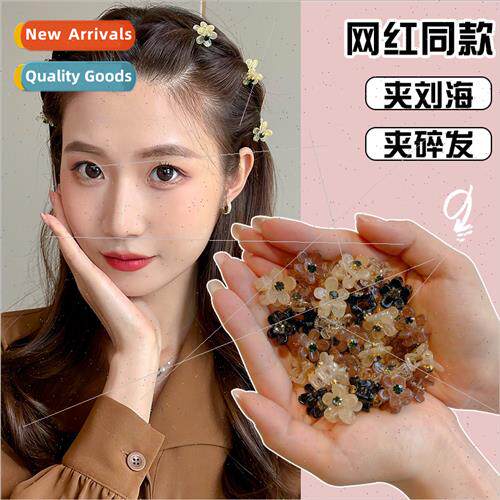 Korea mini flowers small grab clip cute summer side hair cli