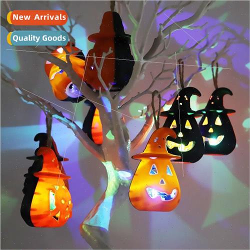 Halloween pumpkin lamp LED skull handheld small lanterns par