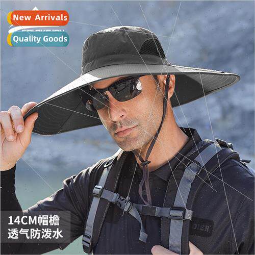 Hat mens fisherman hat quick-drying sun hat outdoor UV sunsc