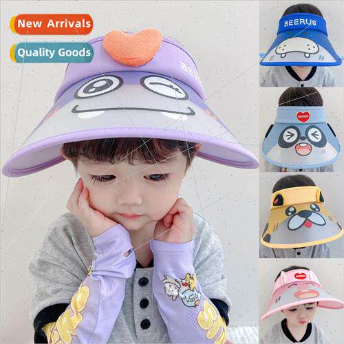 Children hats summer hollow top sunscreen sun hat large brim