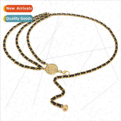 Waist Chain Accessories Spice Girls Black Vintage Multi-Laye