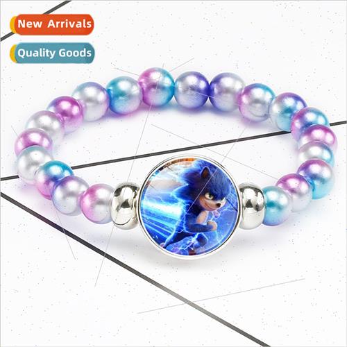 Sonic The Hedgehog Sonic the Hedgehog Bracelet Handmade Bead