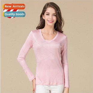 silk knted winter nec female mulberry sided Autumn double