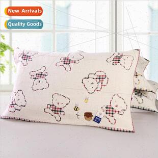 52*76 Cotton double layer untwisted yarn embroidery plaid ca