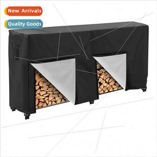 Large Double Door 8ft Firewood Shed Cover 420D RainproFirewo