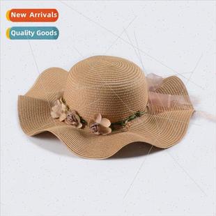 Ms. bea wave brim large States Uned Europe flowers Summer