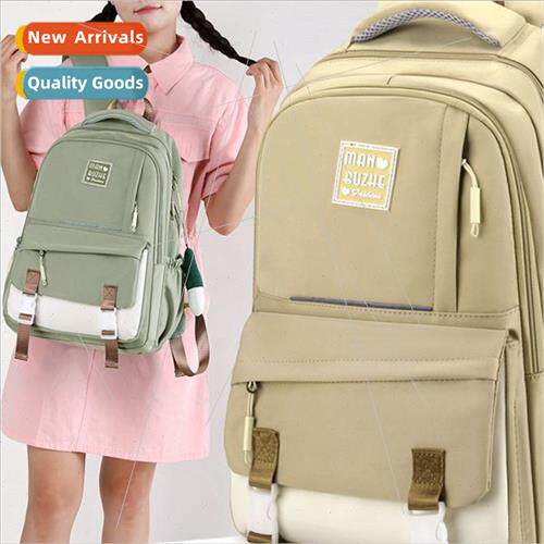 Schoolbag female wide shoulder strap shoulder bag new large-