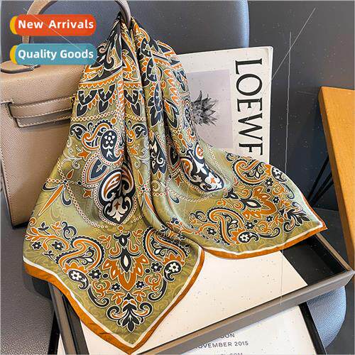 Spring Autumn new fashion mulberry silk temperament small sq