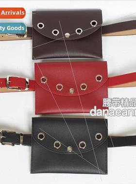 2017 Spring Summer fashion new women leather belt bag Korean