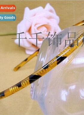 0.5cm bow hair band Spray-painted hairpin in turtle color No
