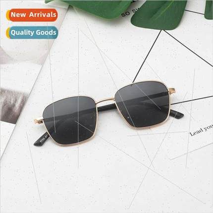 2020 new tide set shooting round face big face thin sunglass