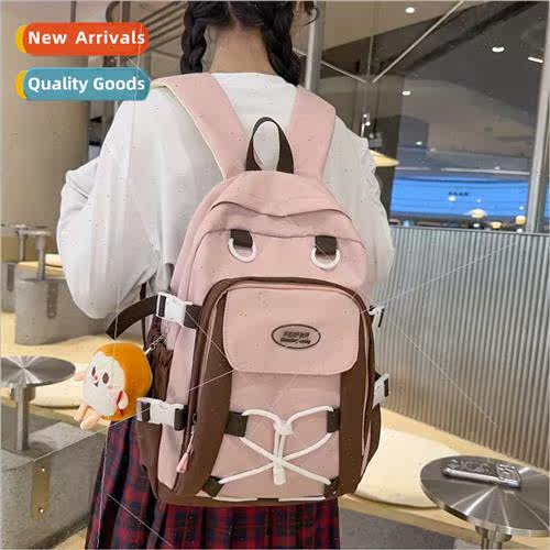 Korea schoolbag new junior high retro backpack high value la
