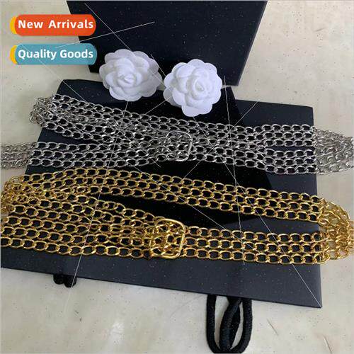 Waist chain women dresses sub metal chain belt versatile fas