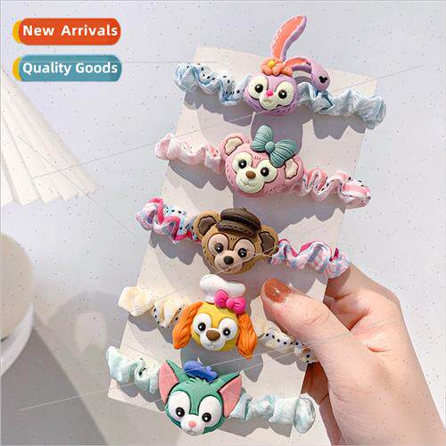 Korean girls cute small intestine hair circle cute cartoon l