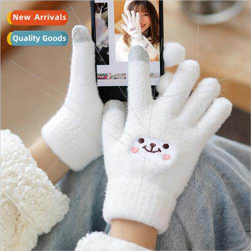 Gloves winter female warm Japanese cute cute Korean students
