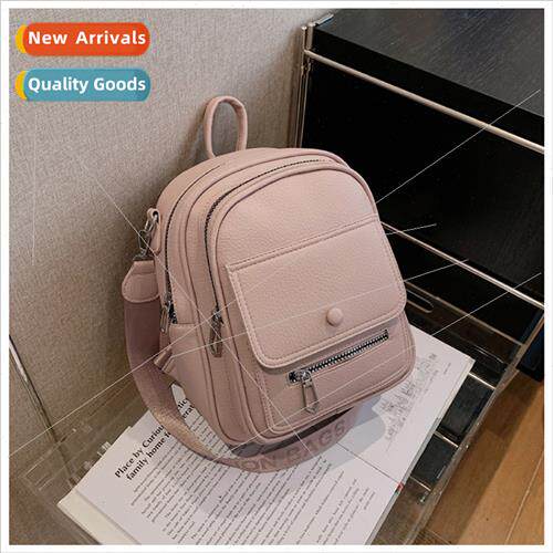 PU women small backpack female  nd fashion versatile soft le