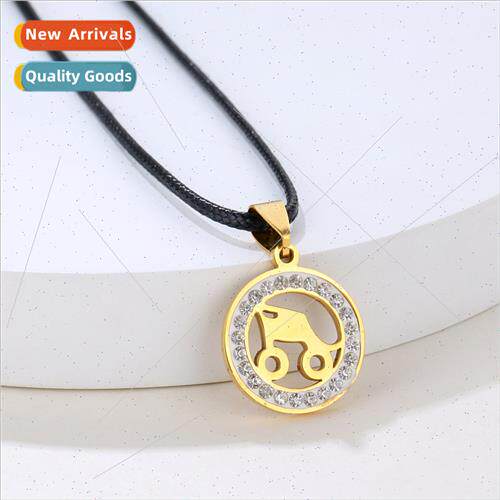 Koreafashion nd wheel necklace men versatile not lose color
