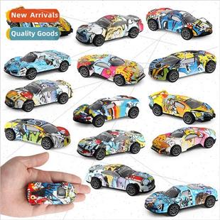 metal graffi toy small tin children car alloy Back
